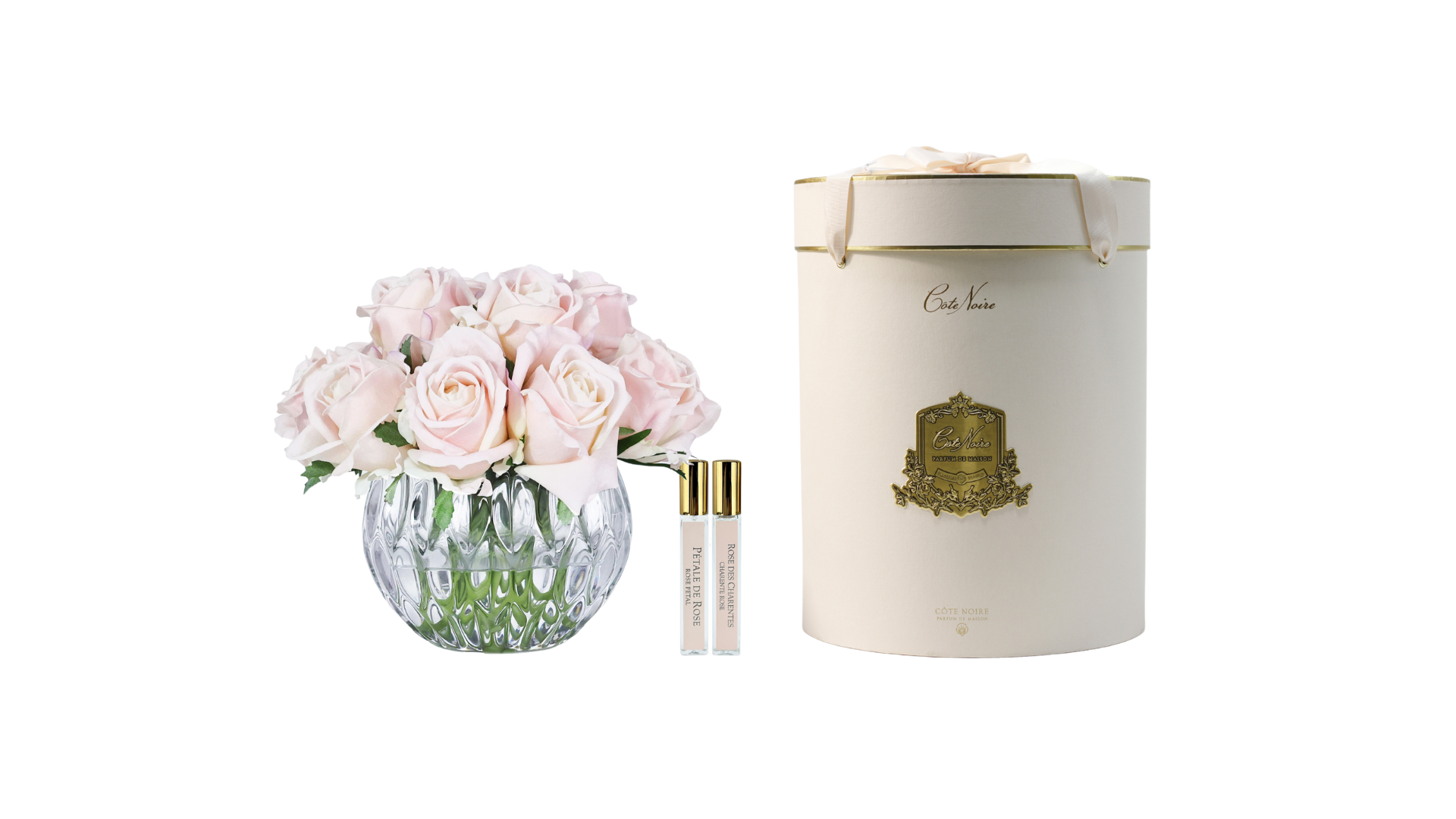 Côte Noire Grand RRB15 13 boutons roses champagne pink rond