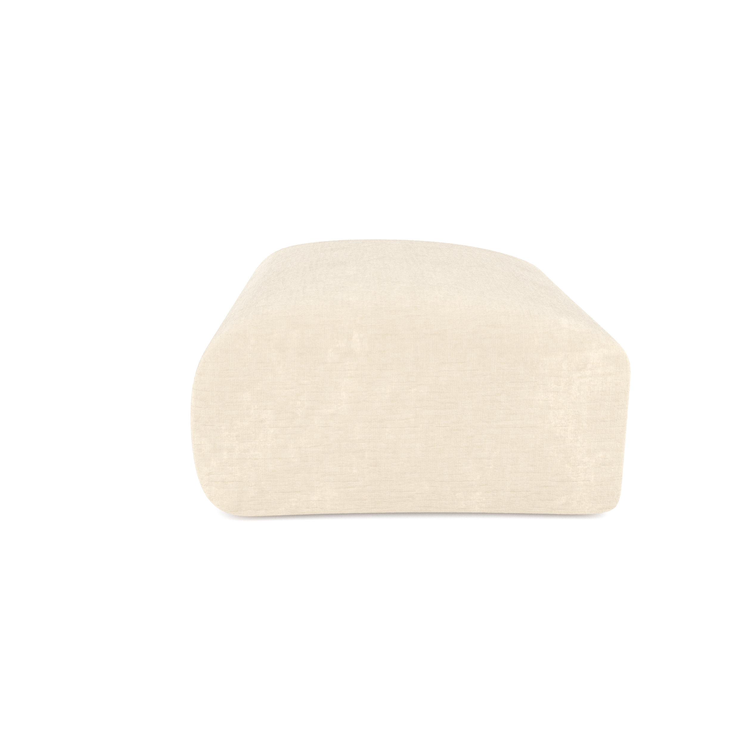 Sia Home Myra pouf crème assise arrondie tissu