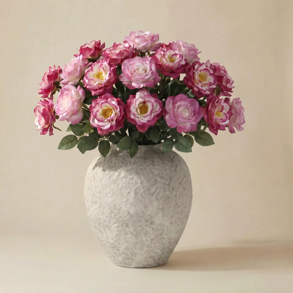 Sia Home Sophie bouquet artificiel 24 tiges rose