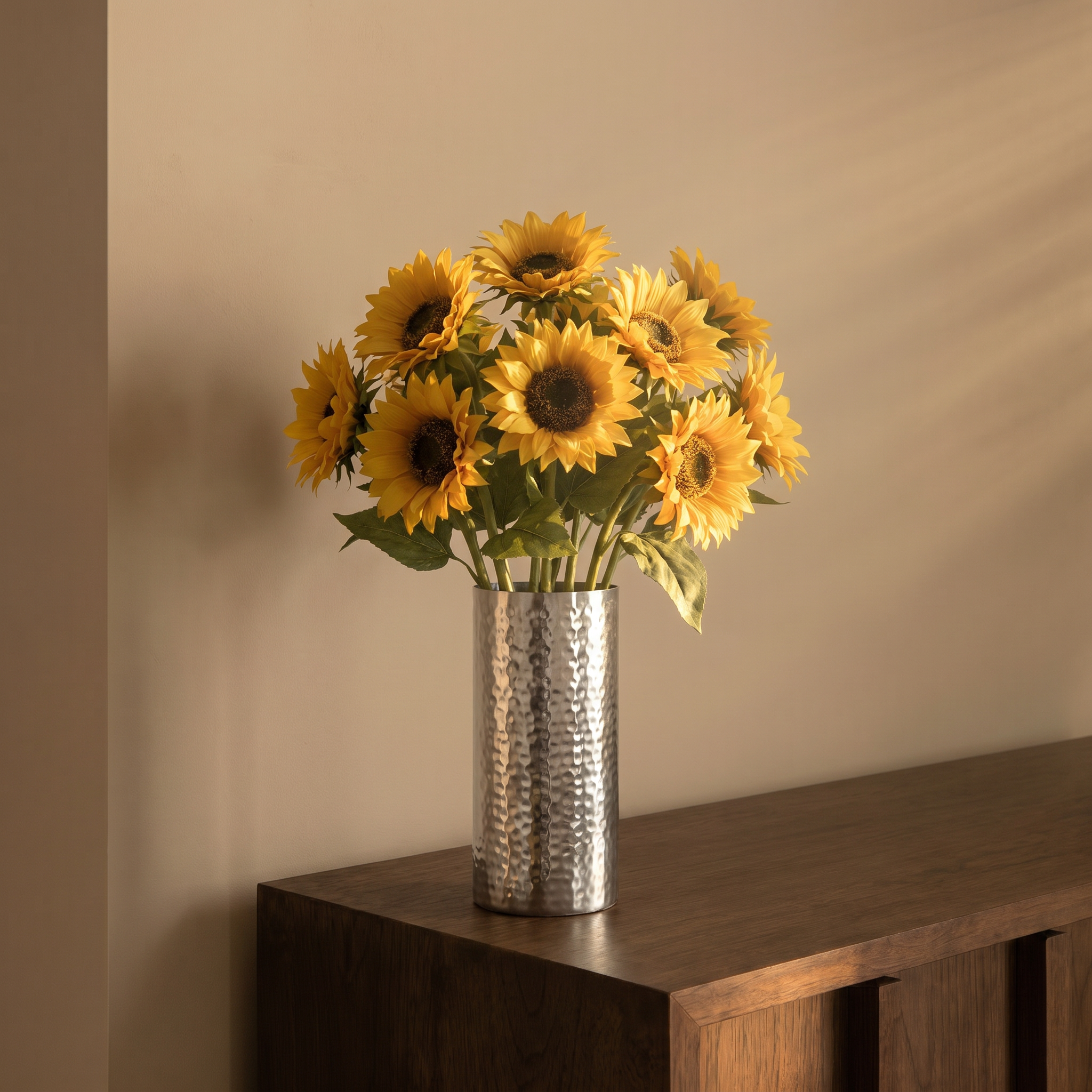 Sia Home Tournesol tige artificielle 70 cm jaune