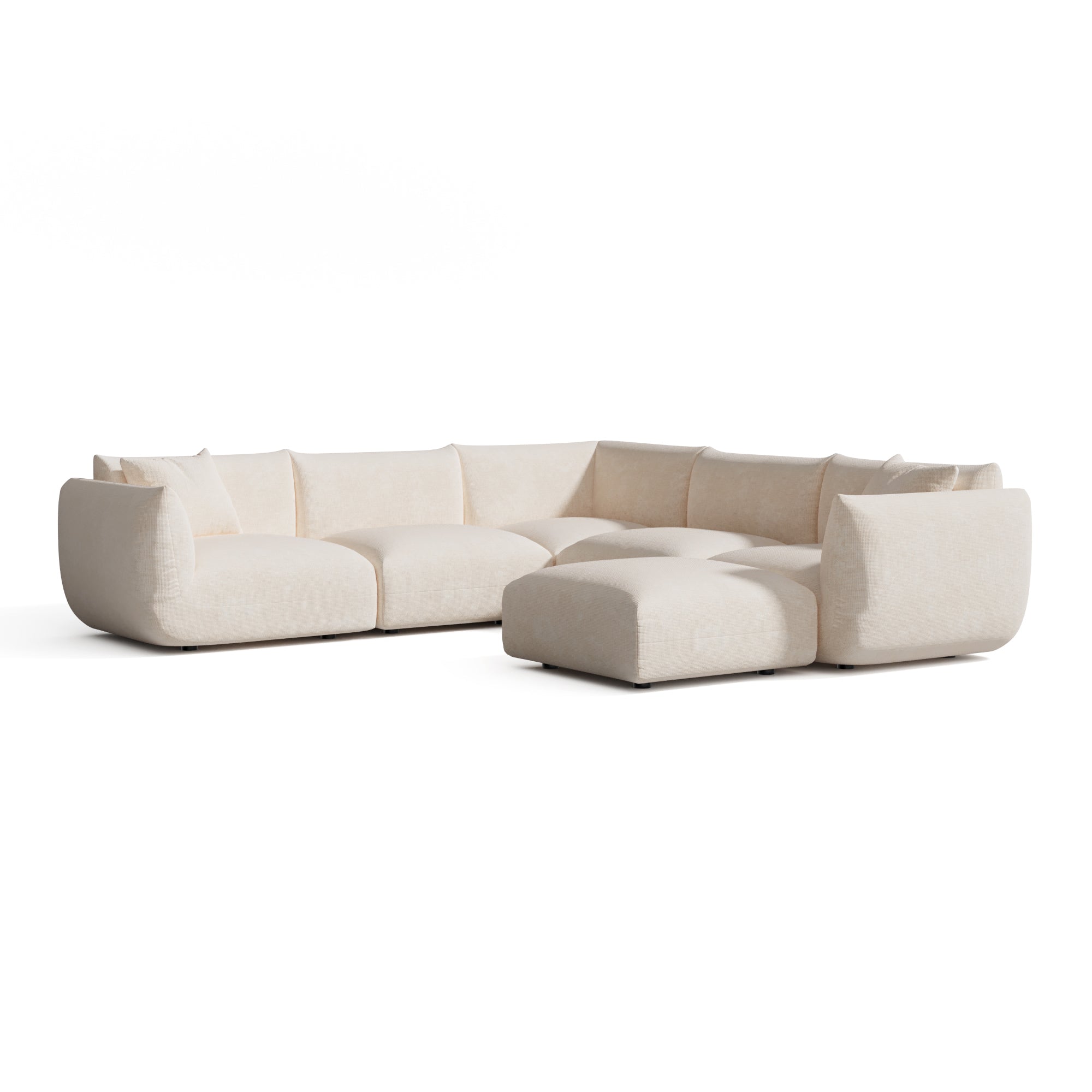 Sia Home Nooma canapé d'angle panoramique 8 places modulable