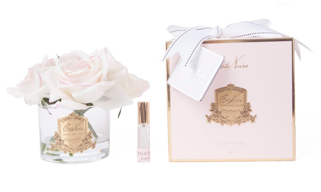 Côte Noire Perfumed Flowers GMR88 5 roses rose coffret rose