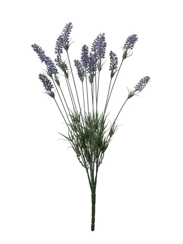 Feuillazur Rungis Lavande fleur artificielle violette 62cm