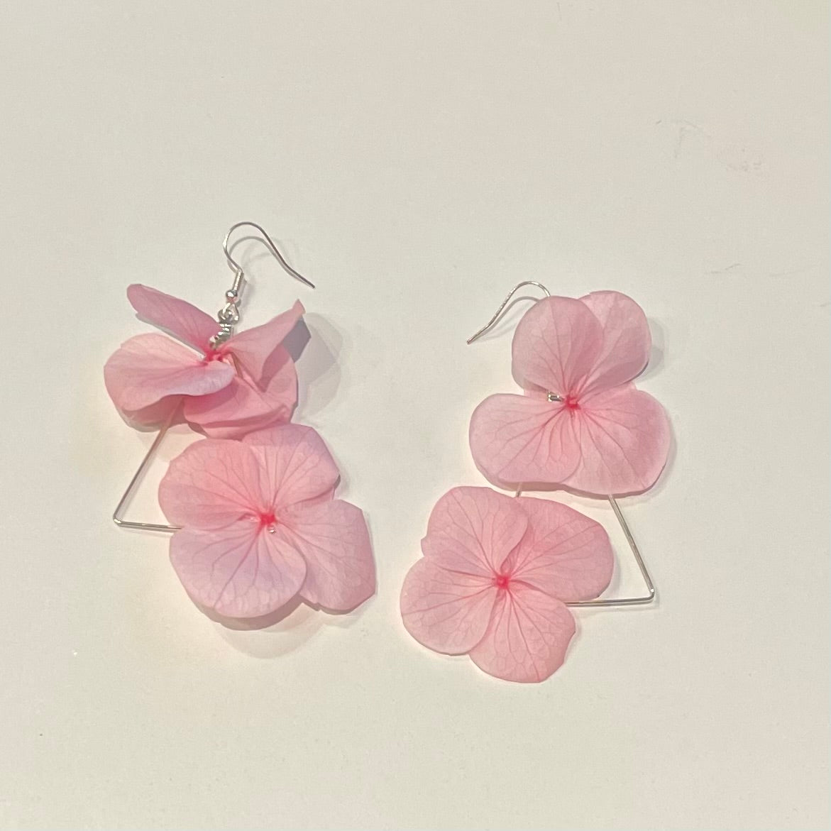 Ateliers Ouchamp Prague boucles d'oreilles hortensia jaune rose