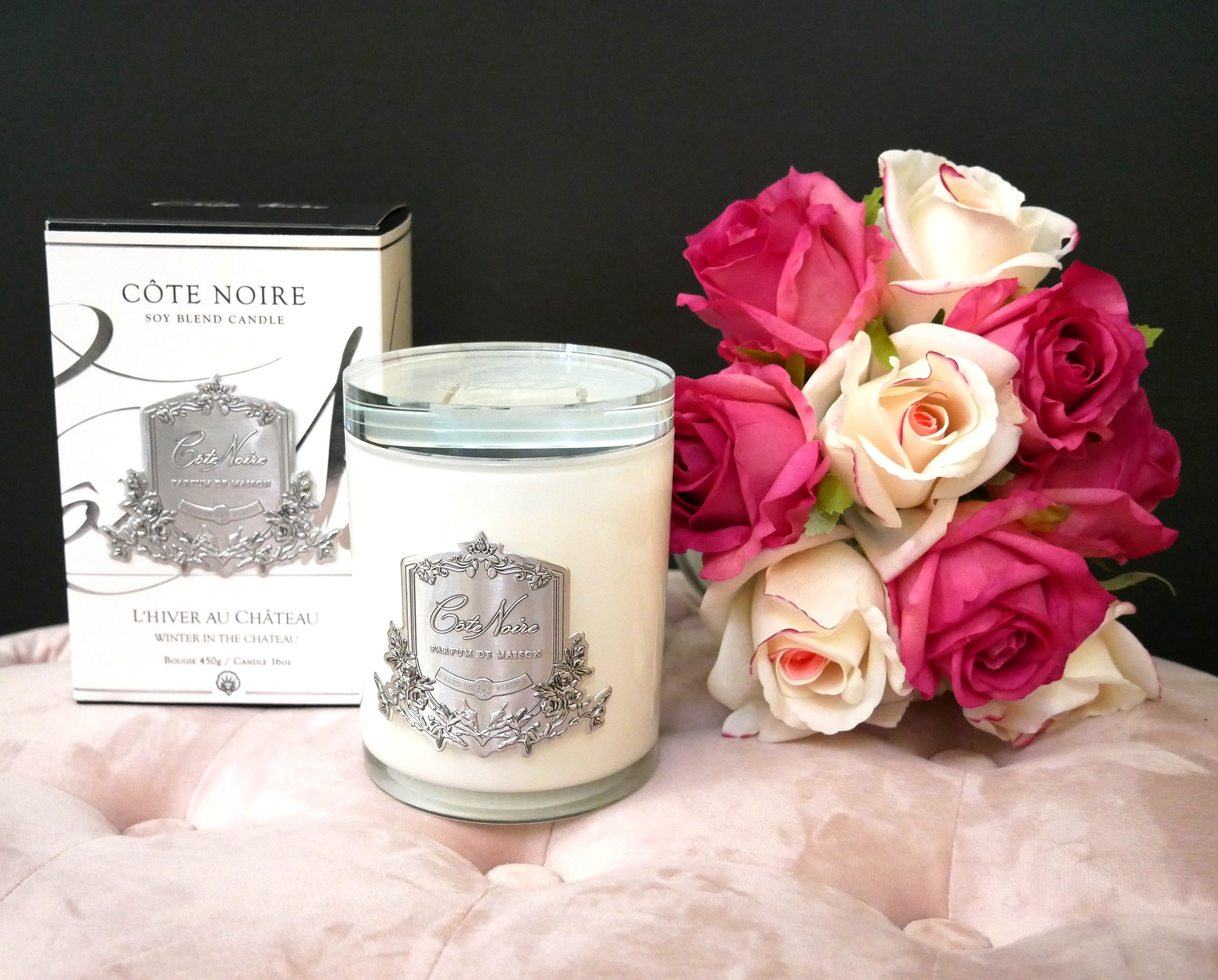 Côte Noire Premium MBS01 bouquet parfumé magenta rose verre