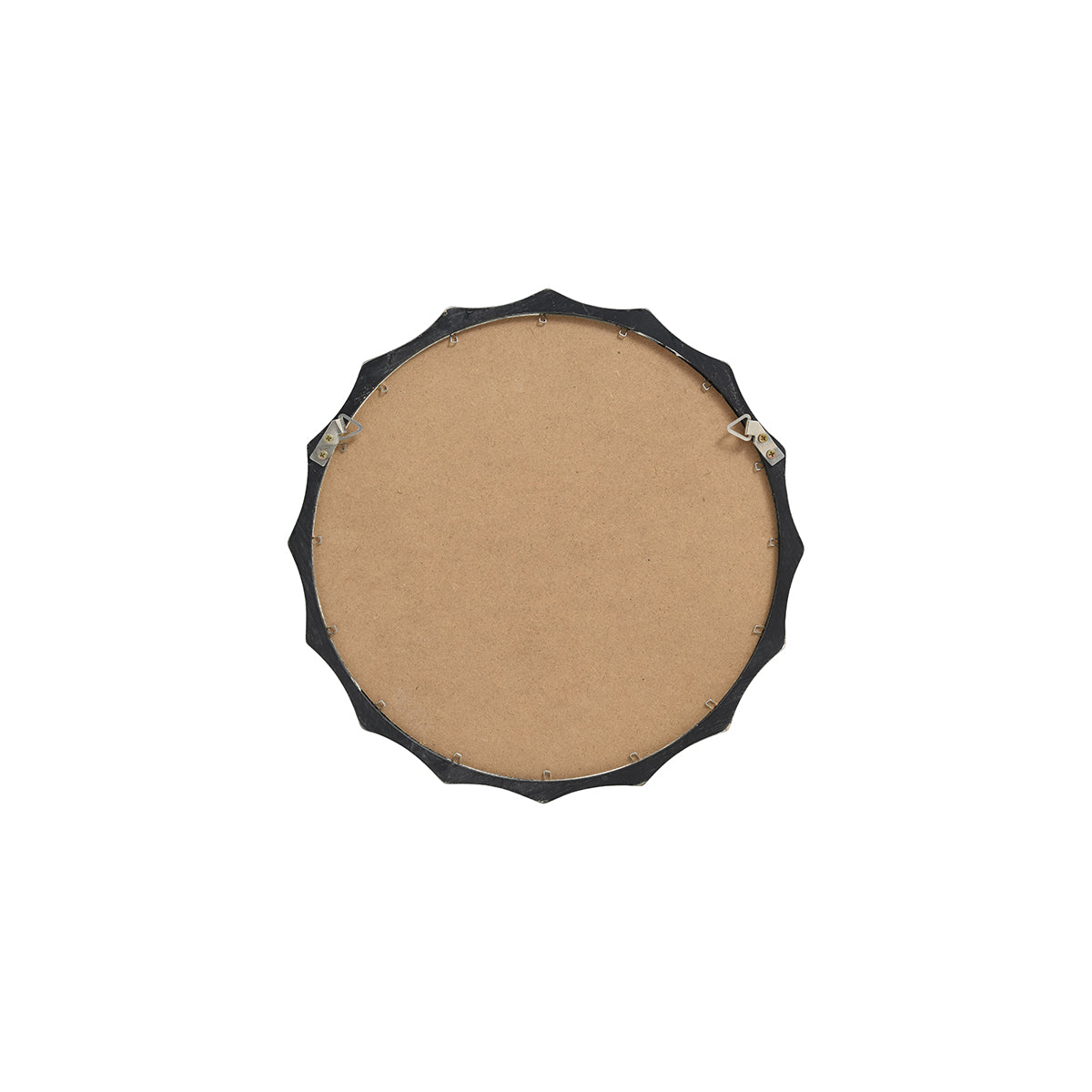 Sia Home Ondine 38 cm miroir rond blanc