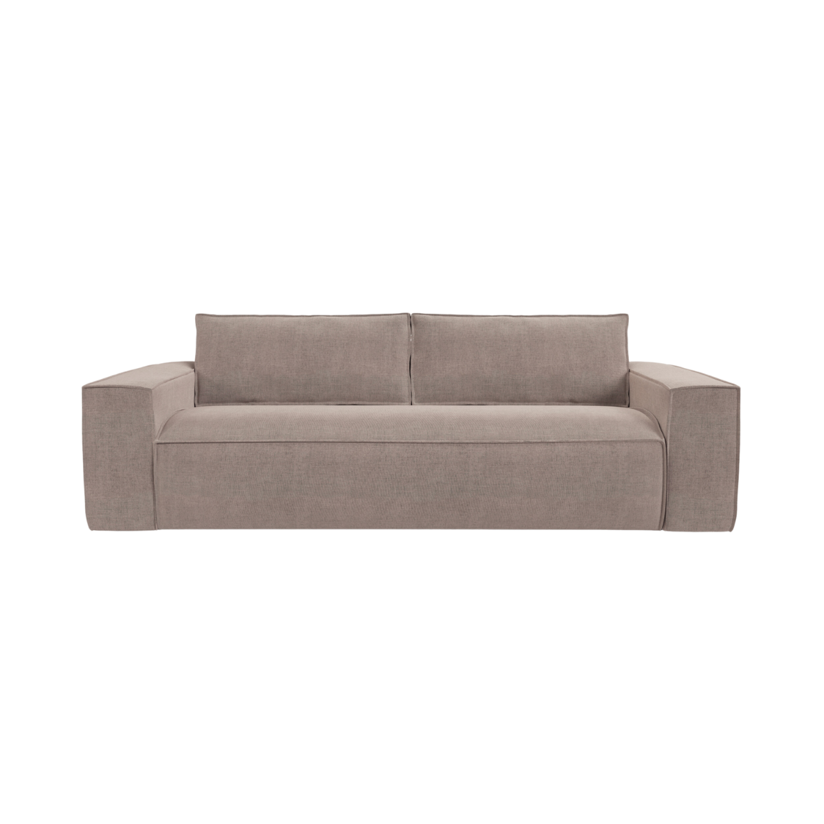 Sia Home Joan canapé convertible 160 cm couchage taupe matelas