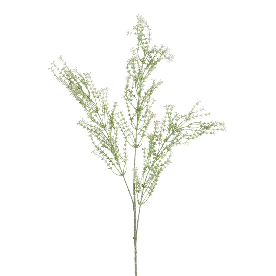 Sia Home Feuillages artificiels 92 cm tige fleurie blanc