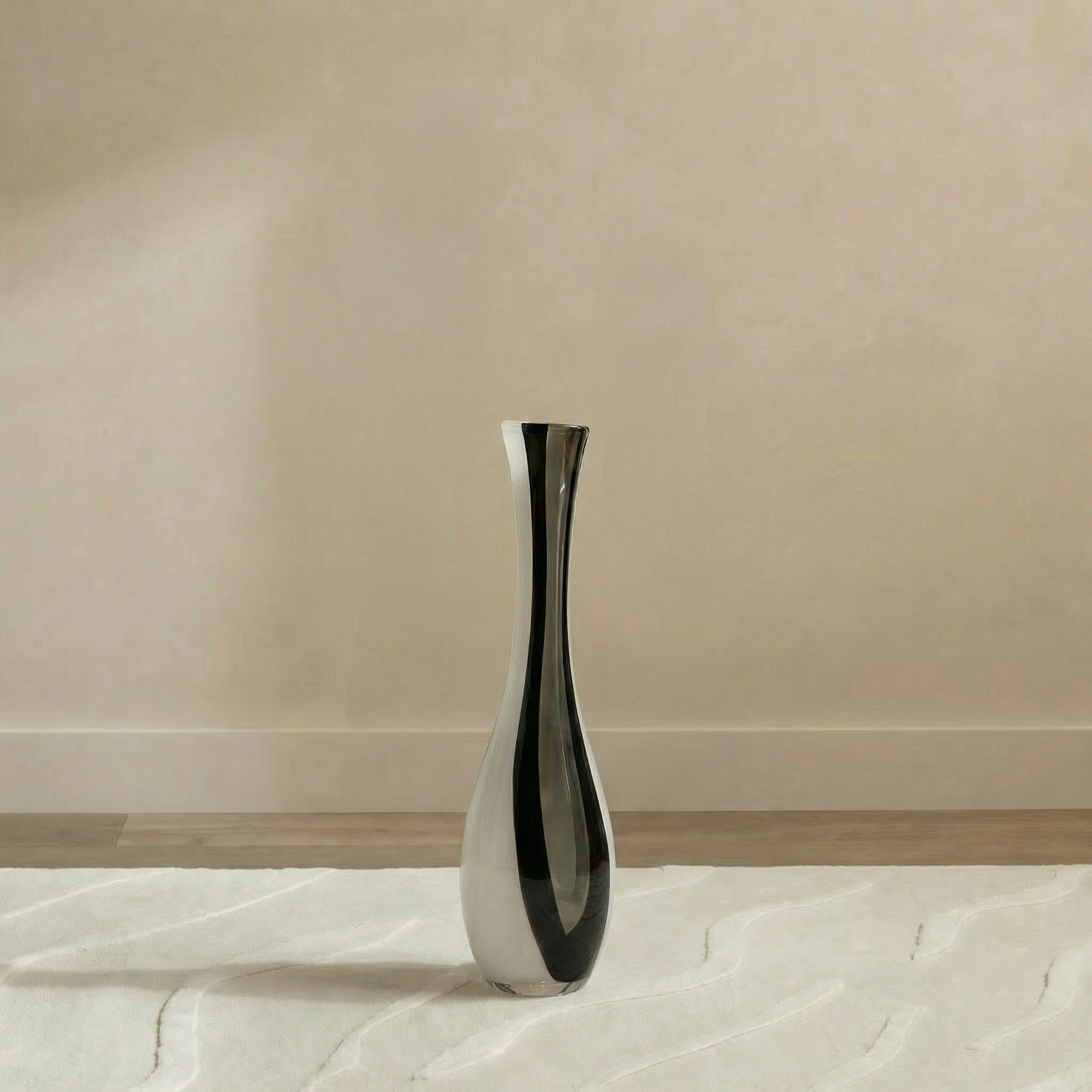 Sia Home Vases Alaska Vase Blanc 44 cm Verre soufflé