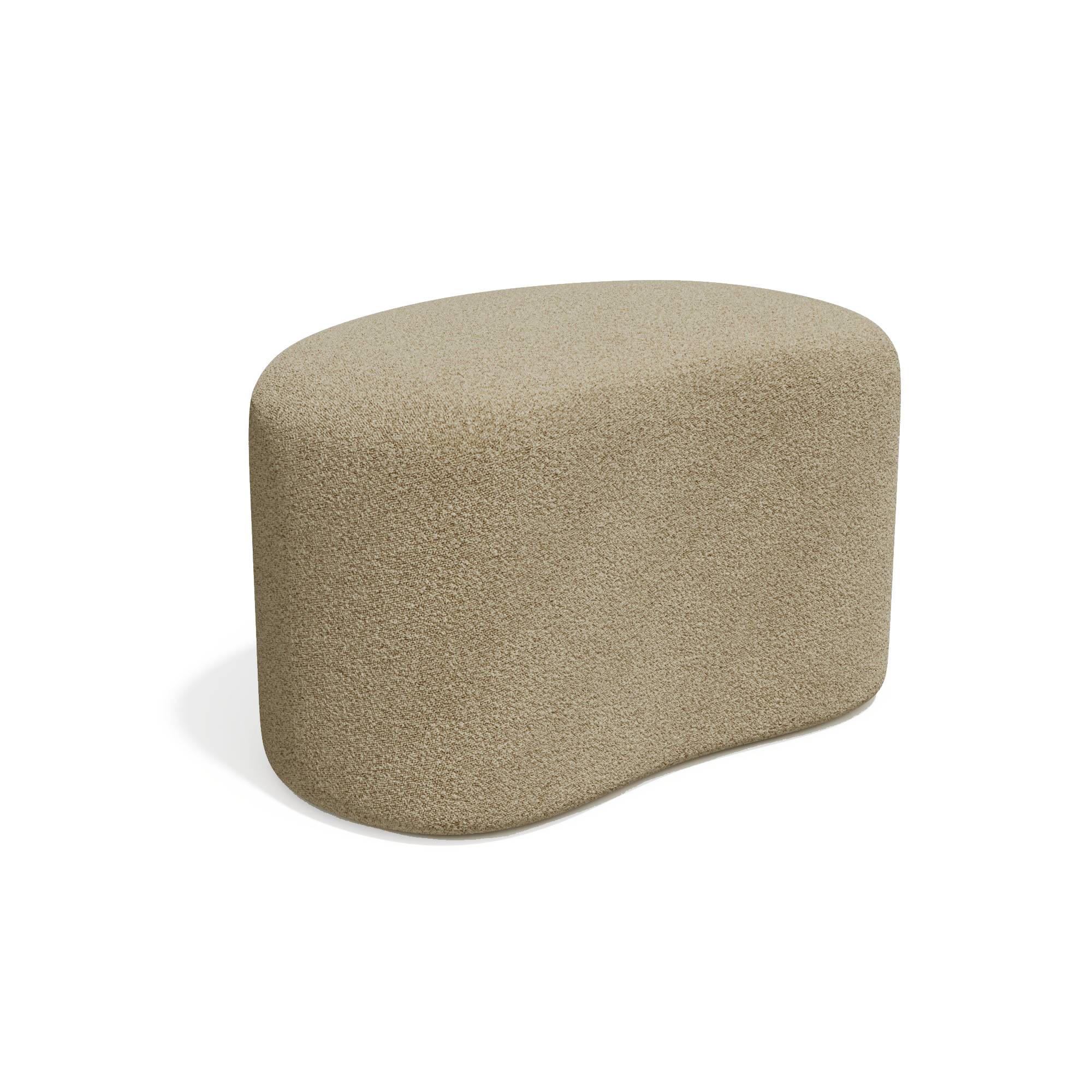 Sia Home Dune pouf crème assise asymétrique