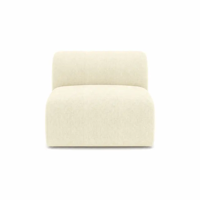 Sia Home Myra Fauteuil sans accoudoirs crème