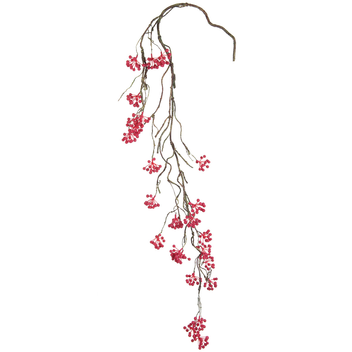 Sia Home Branche Baies artificielles Fuchsia 127 cm