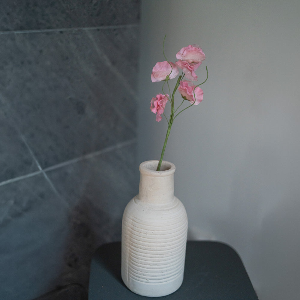 Flowrette Fleurs en papier Pois de senteur rose clair x1