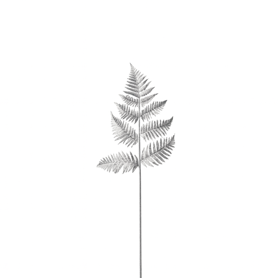 Sia Home Fougère feuillage artificiel argenté 73 cm