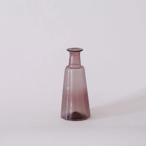 Flowrette Soliflore vase verre recyclé transparent