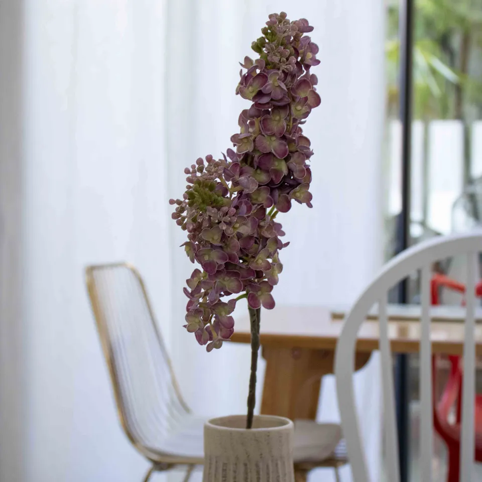 Flowrette Branche de lilas violet fleur artificielle x1 Real Touch