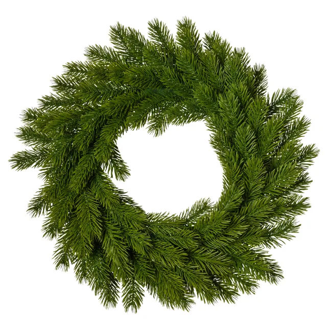 Feuillazur Rungis Couronne pin vert couronne Noël 45 cm