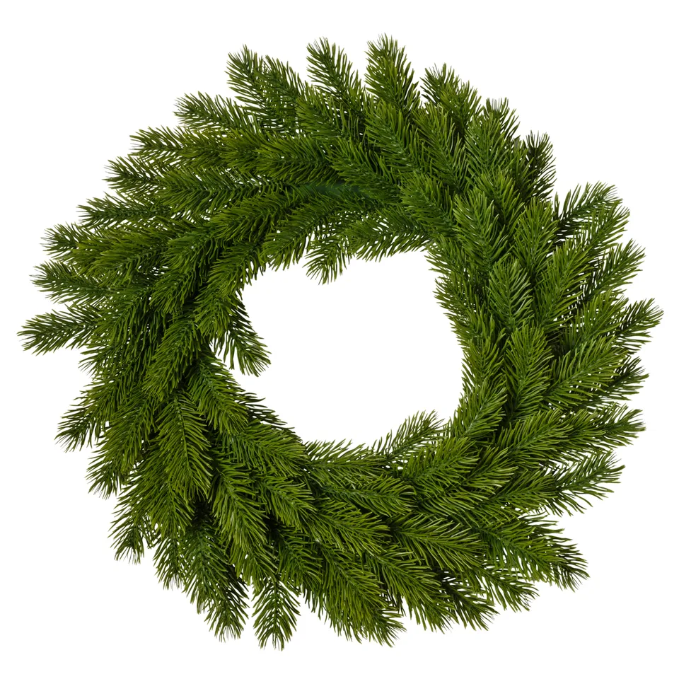 Feuillazur Rungis Couronne pin vert couronne Noël 45 cm