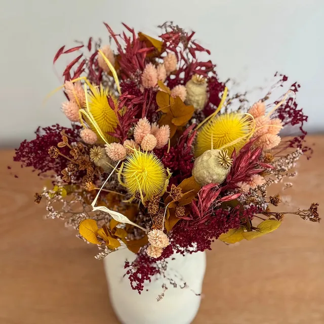 Flowrette Edouard bouquet fleurs séchées M coloré