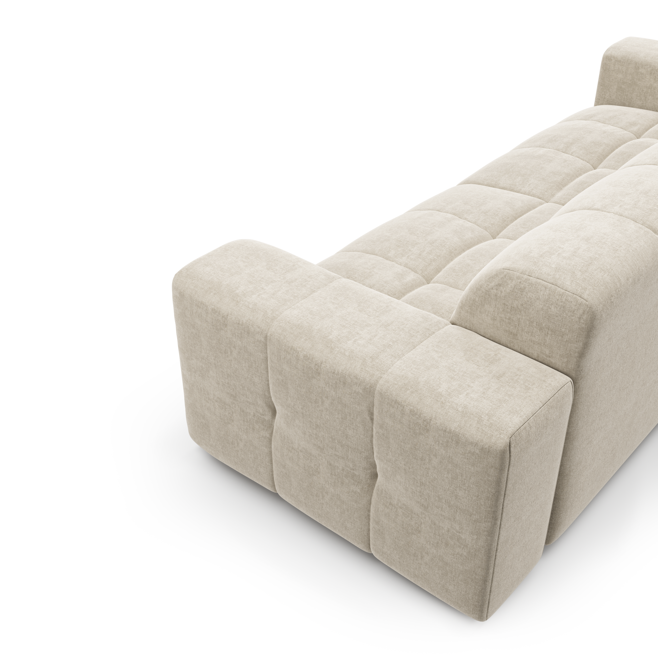 Sia Home Mael canapé crème courbes arrondies