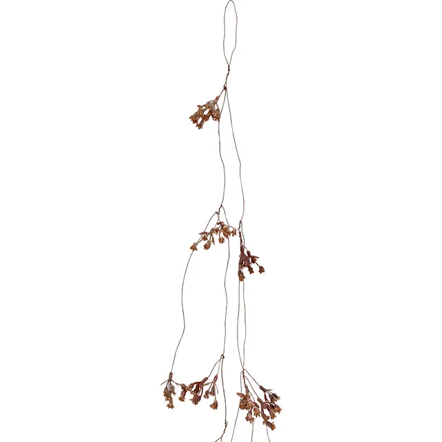 Sia Home Guirlandes Mini Fleurs Automne 80 cm marron