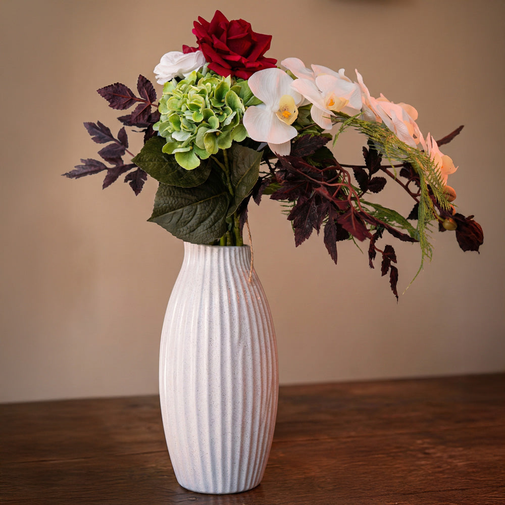 Flowrette Valentine bouquet fleurs artificielles roses