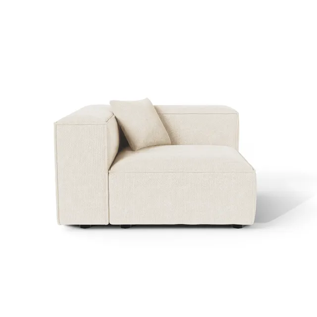 Sia Home Cubi module d'angle gauche crème canapé