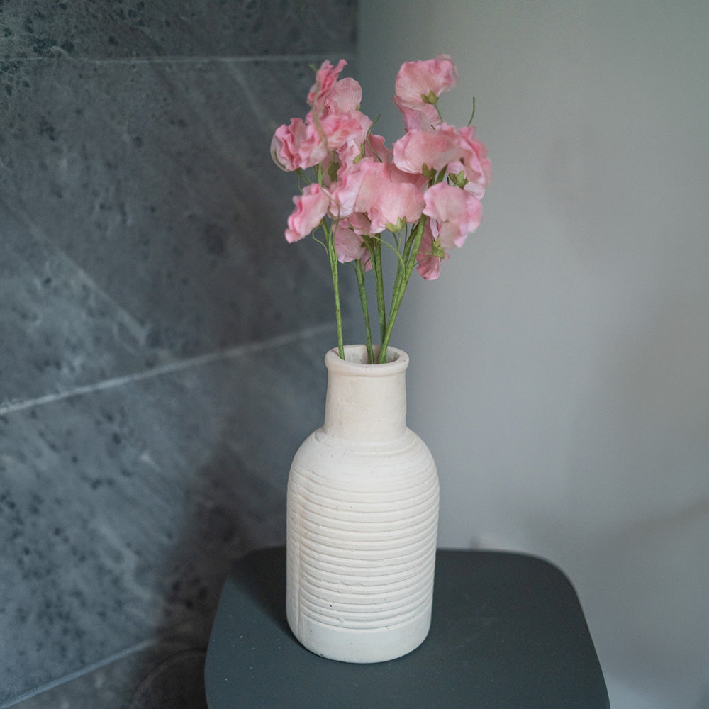 Flowrette Fleurs en papier Pois de senteur rose clair x1