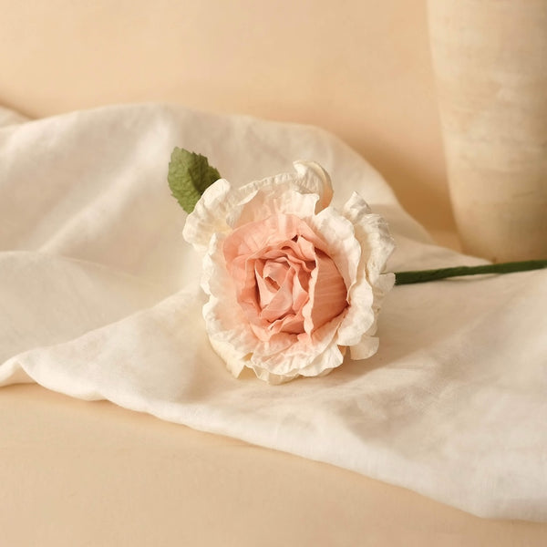 Flowrette Alice rose papier rose pâle à l’unité