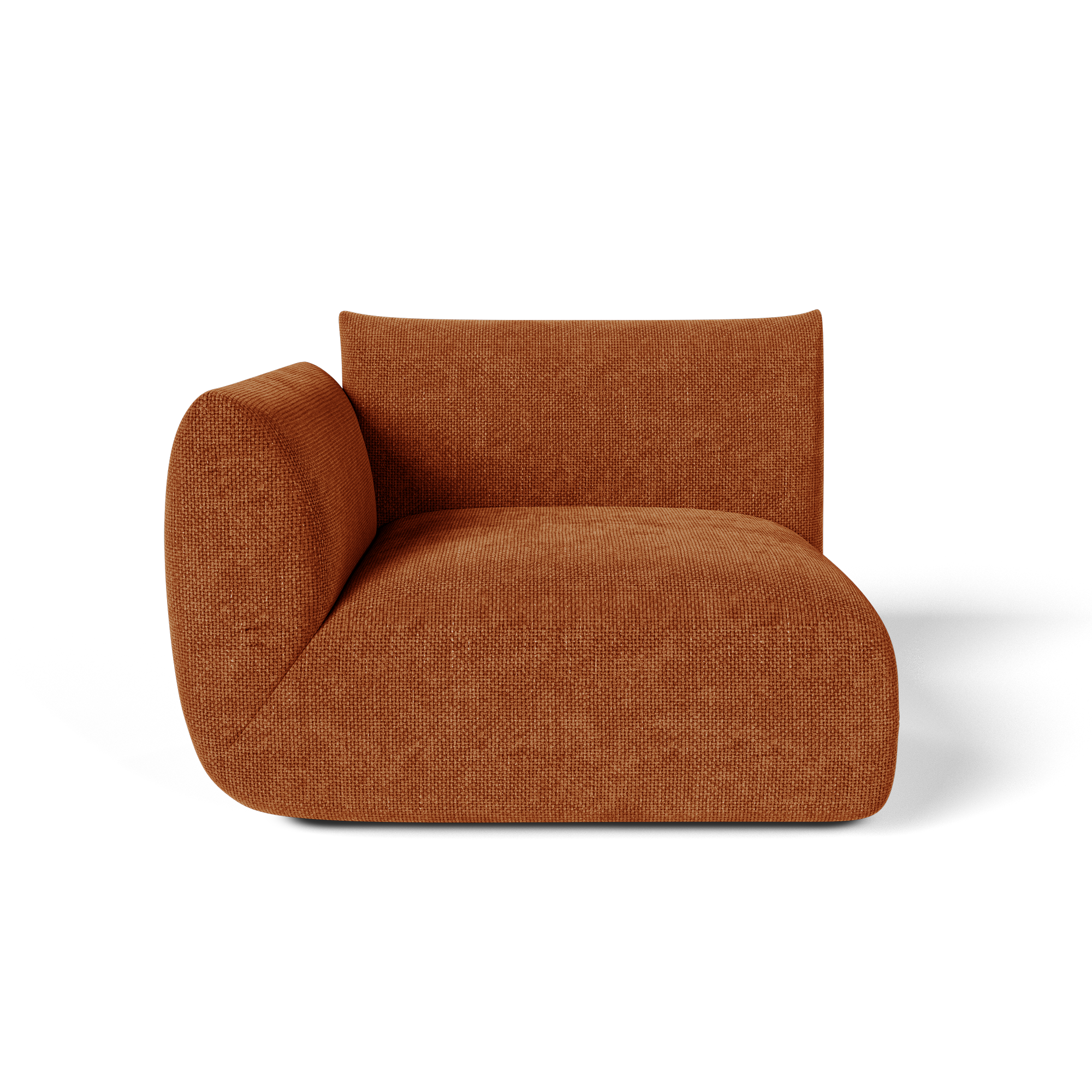 Sia Home Nooma module angle gauche canapé crème terracotta
