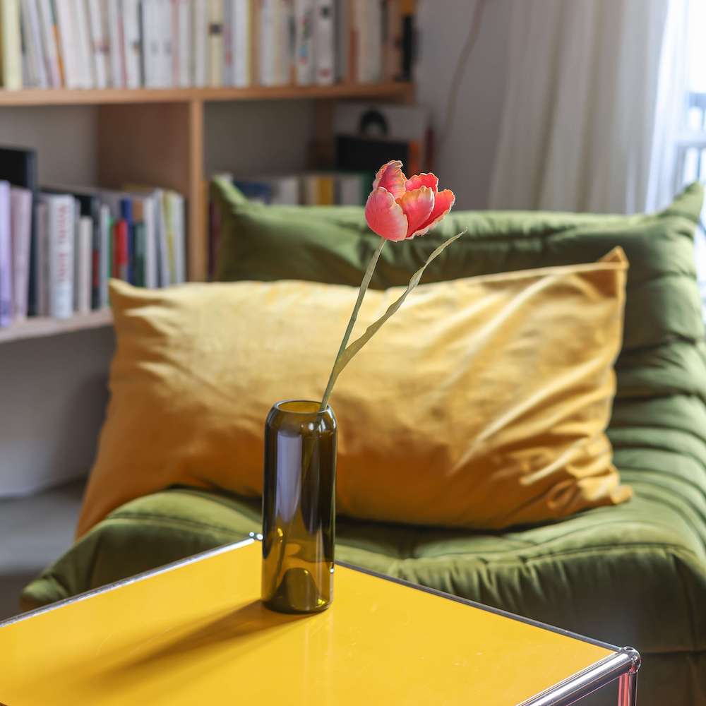 Flowrette Tulipe bicolore fleur en papier x1 pétales teintés