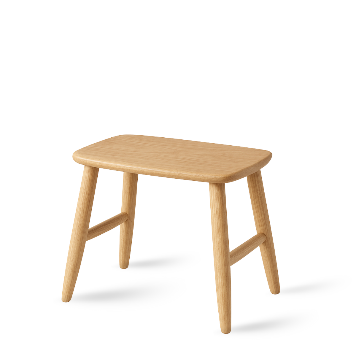 Sia Home Bancs et Tabourets Saba tabouret chêne 40 cm beige