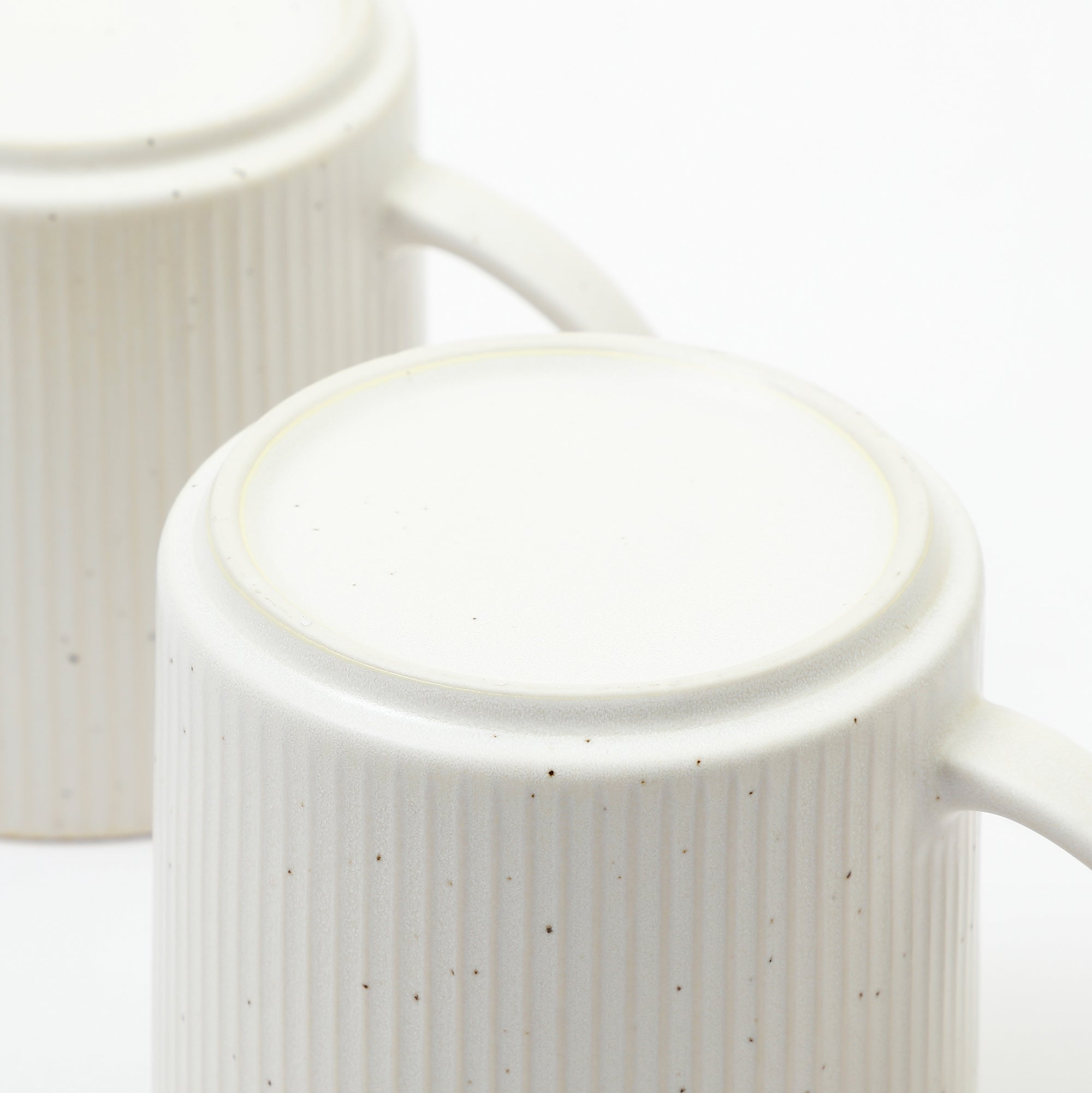 Sia Home Amsterdam service 4 tasses en grès beige 10 cm