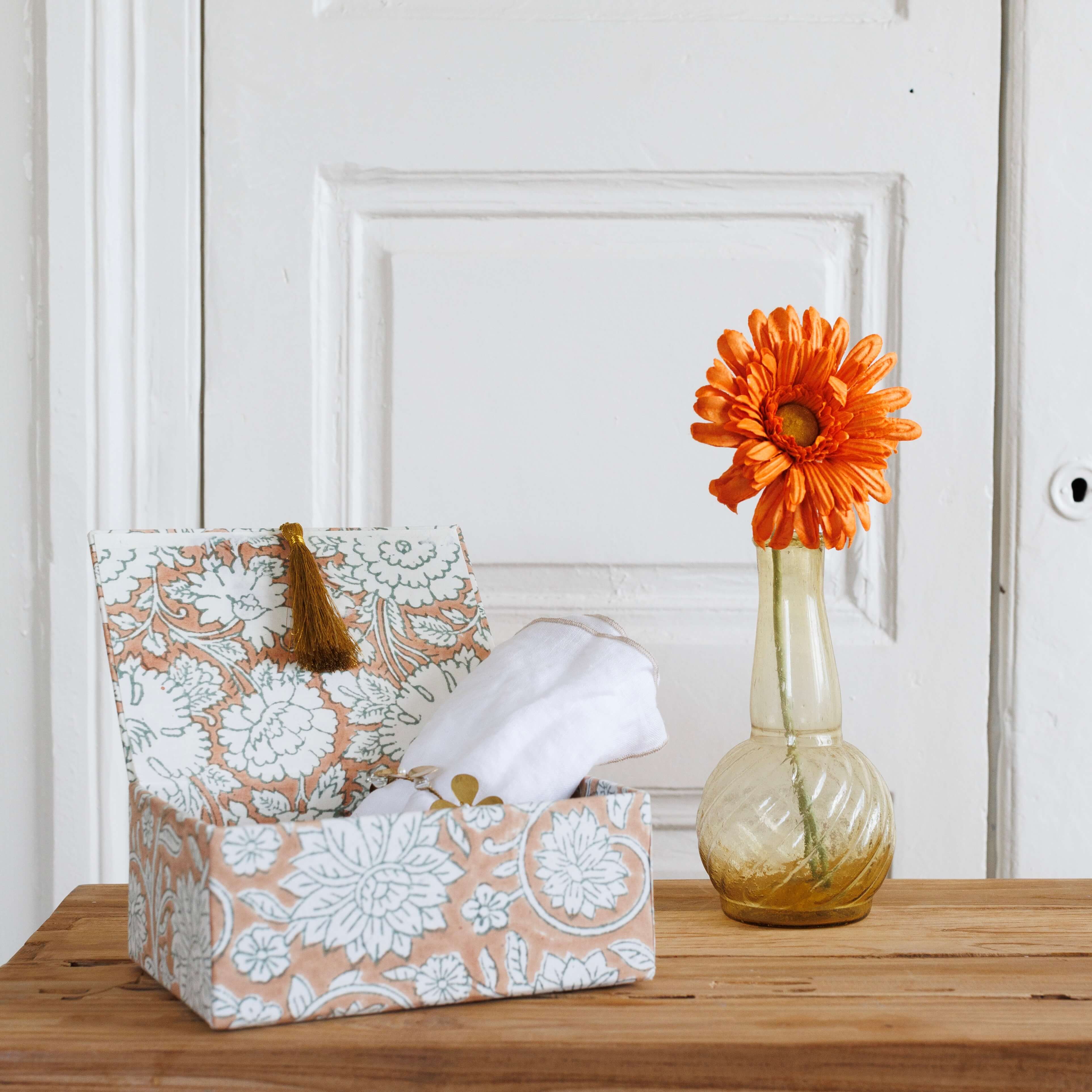 Flowrette Vases soliflore verre recyclé Glow transparent