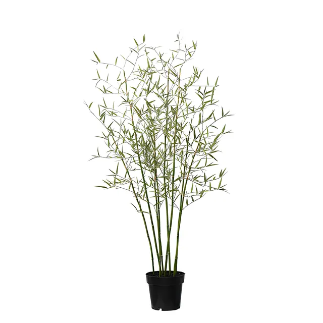 Sia Home Bambou arbre artificiel vert 125 cm en pot