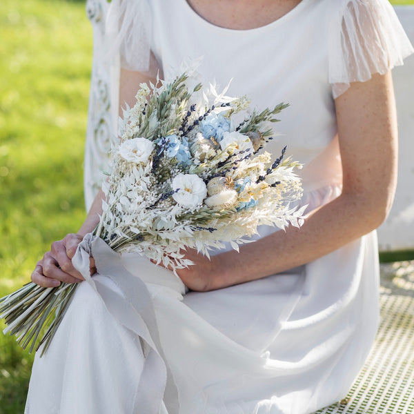Flowrette Camille bouquet mariée fleurs stabilisées coloré