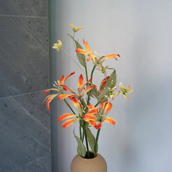 Flowrette Lys blanc cassé fleur en papier à l'unité