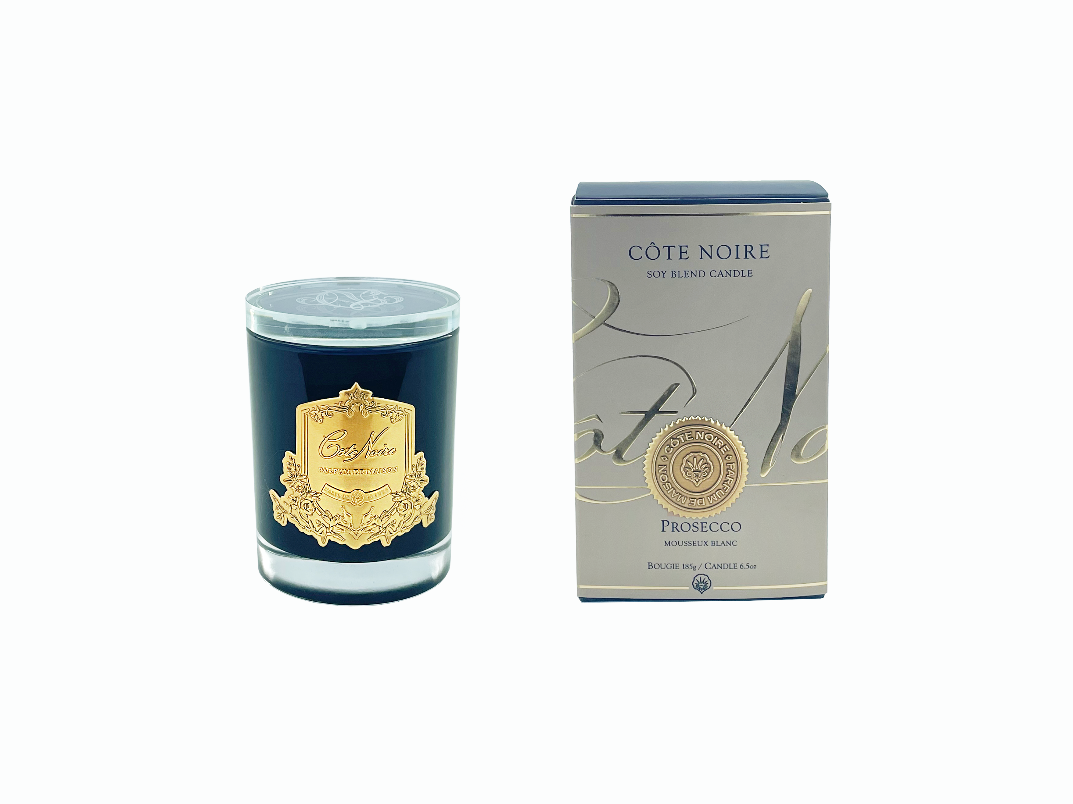 Côte Noire Soy Blend Candles Prosecco bougie 75g fumé