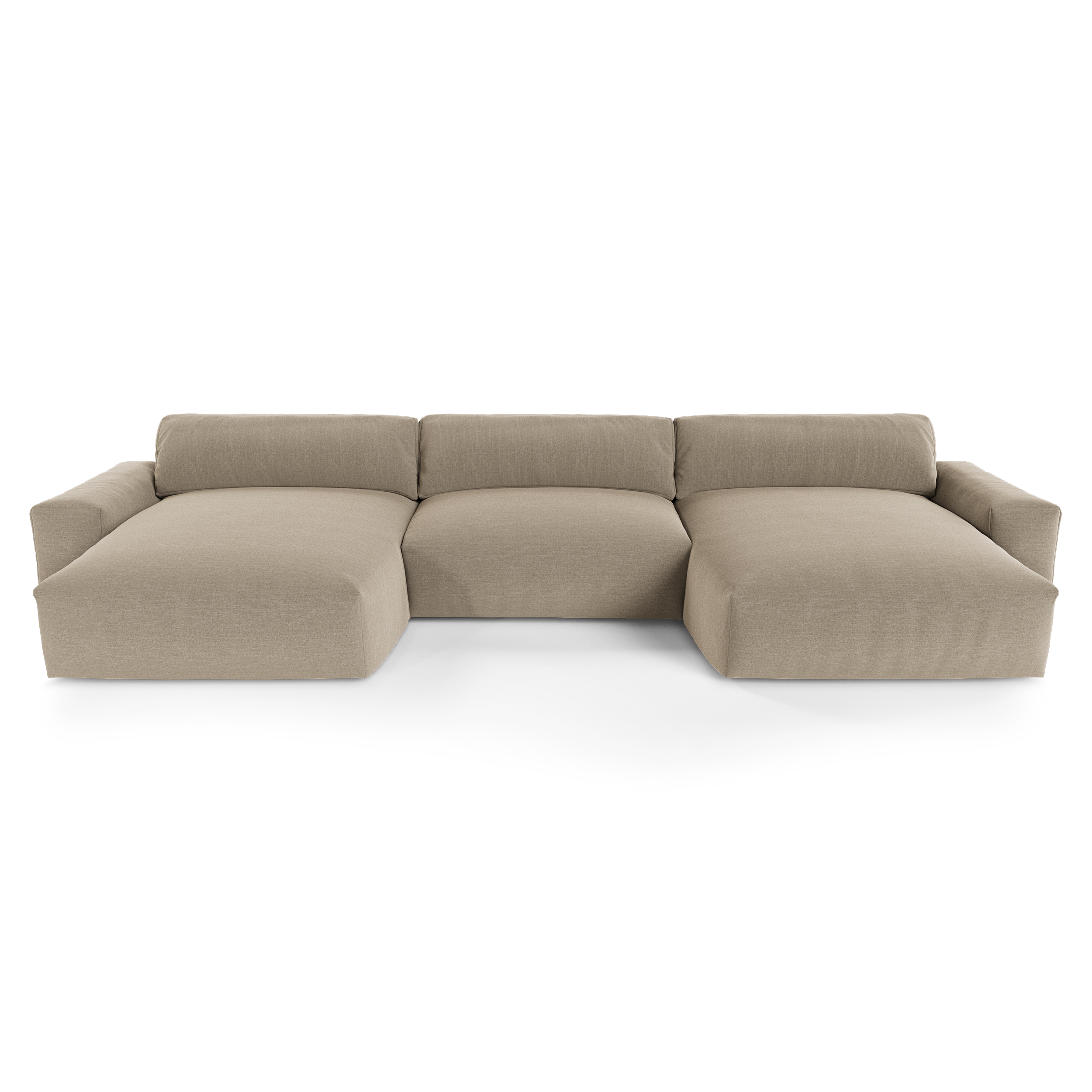 Sia Home Bliss Panoramique canapé beige 5 places