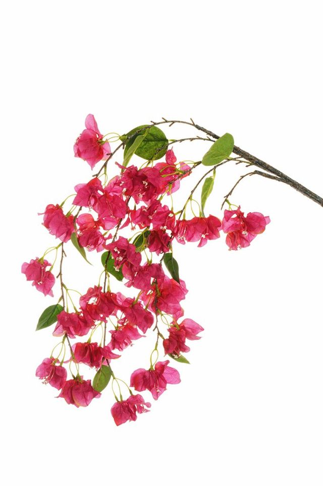 Feuillazur Rungis piquet bougainvillier artificiel rose 120 cm