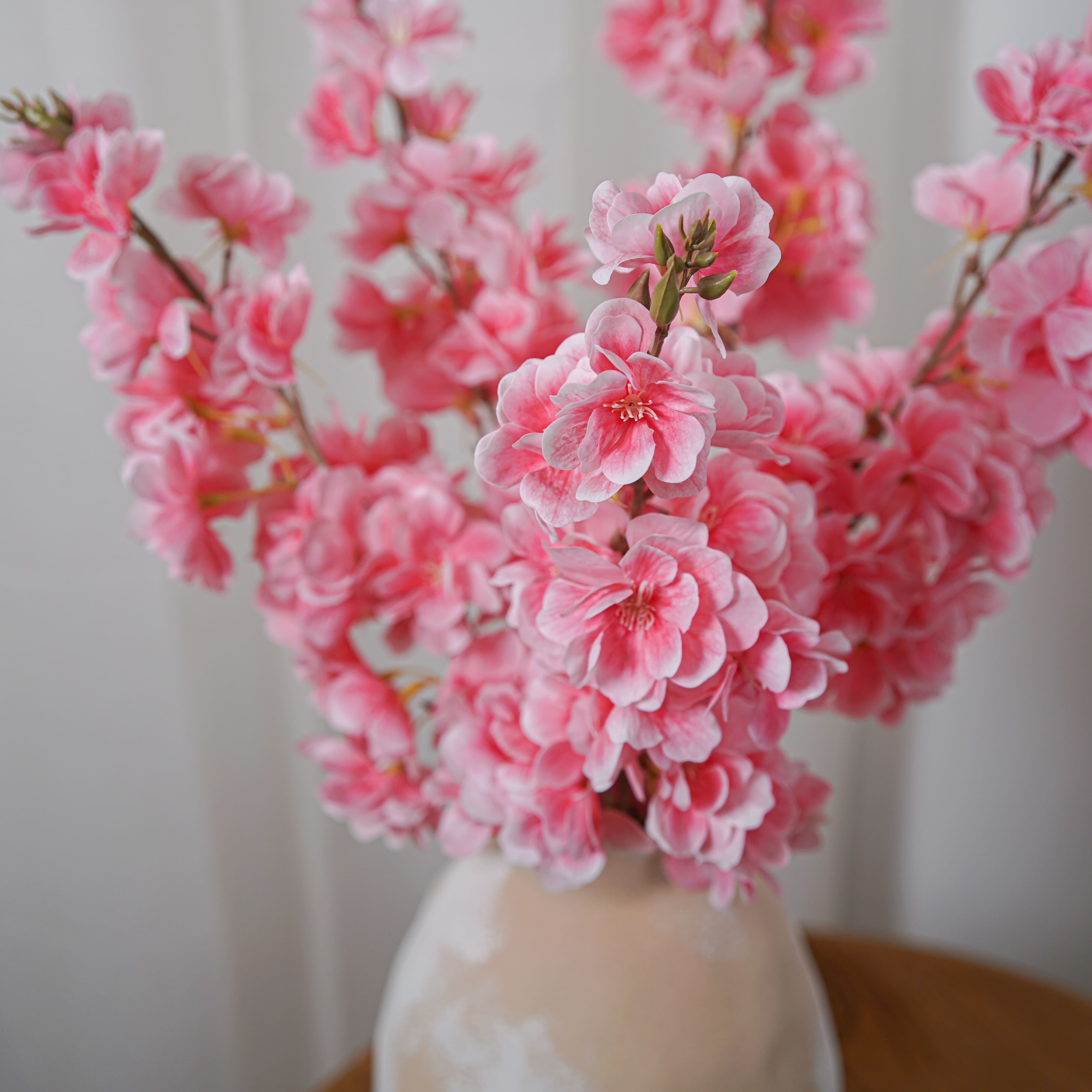 Flowrette Cerisier Rose Fleur Artificielle Tige x1 Toucher Naturel