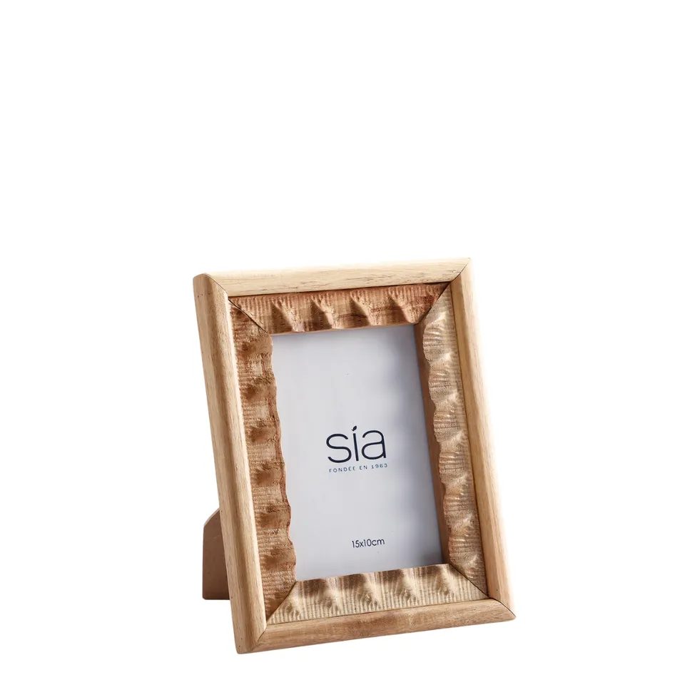 Sia Home Cadre Natté cadre photo acacia beige 10x15