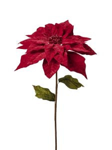 Feuillazur Rungis Poinsettia géante fleur artificielle rouge