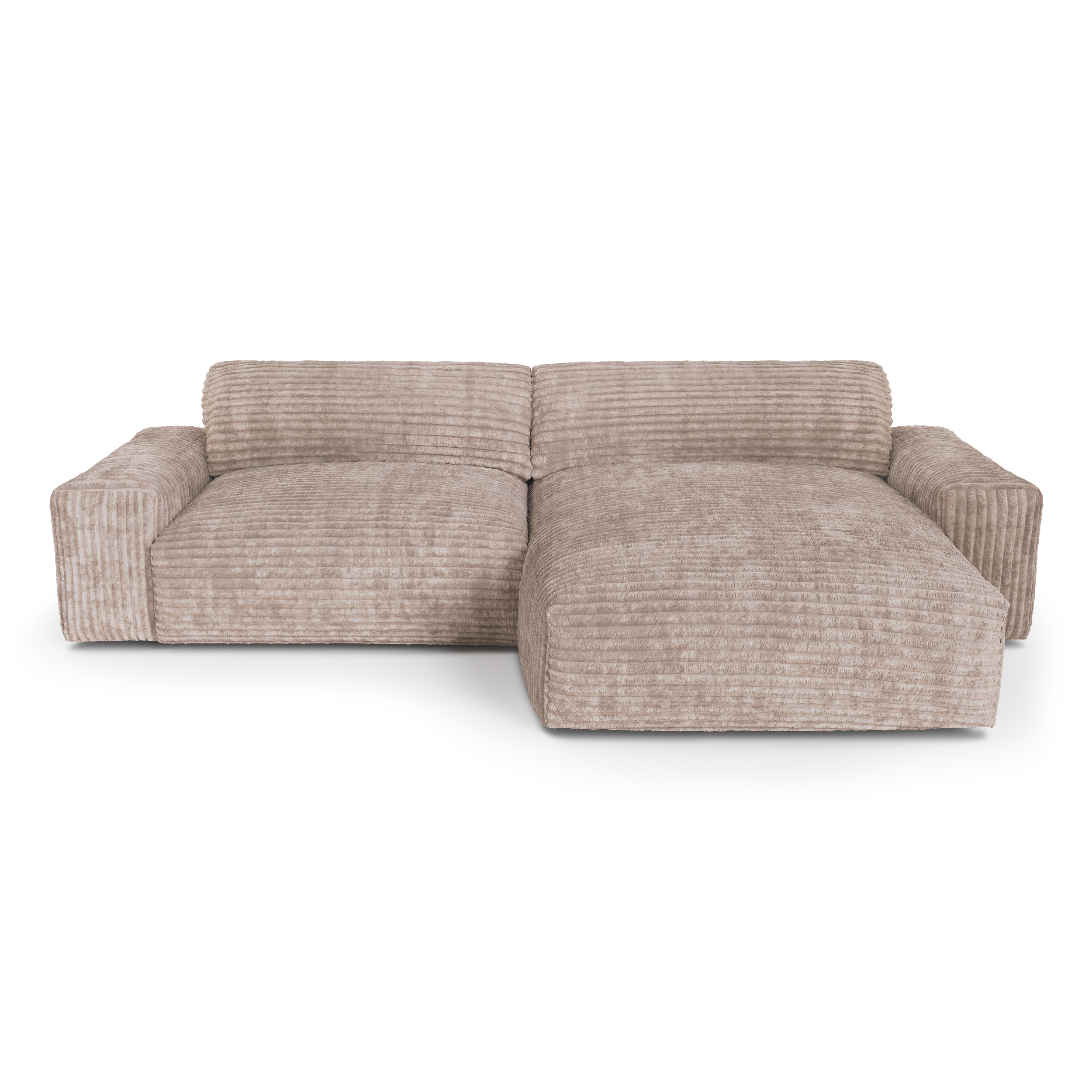 Sia Home Bliss canapé angle droit crème tissu confort