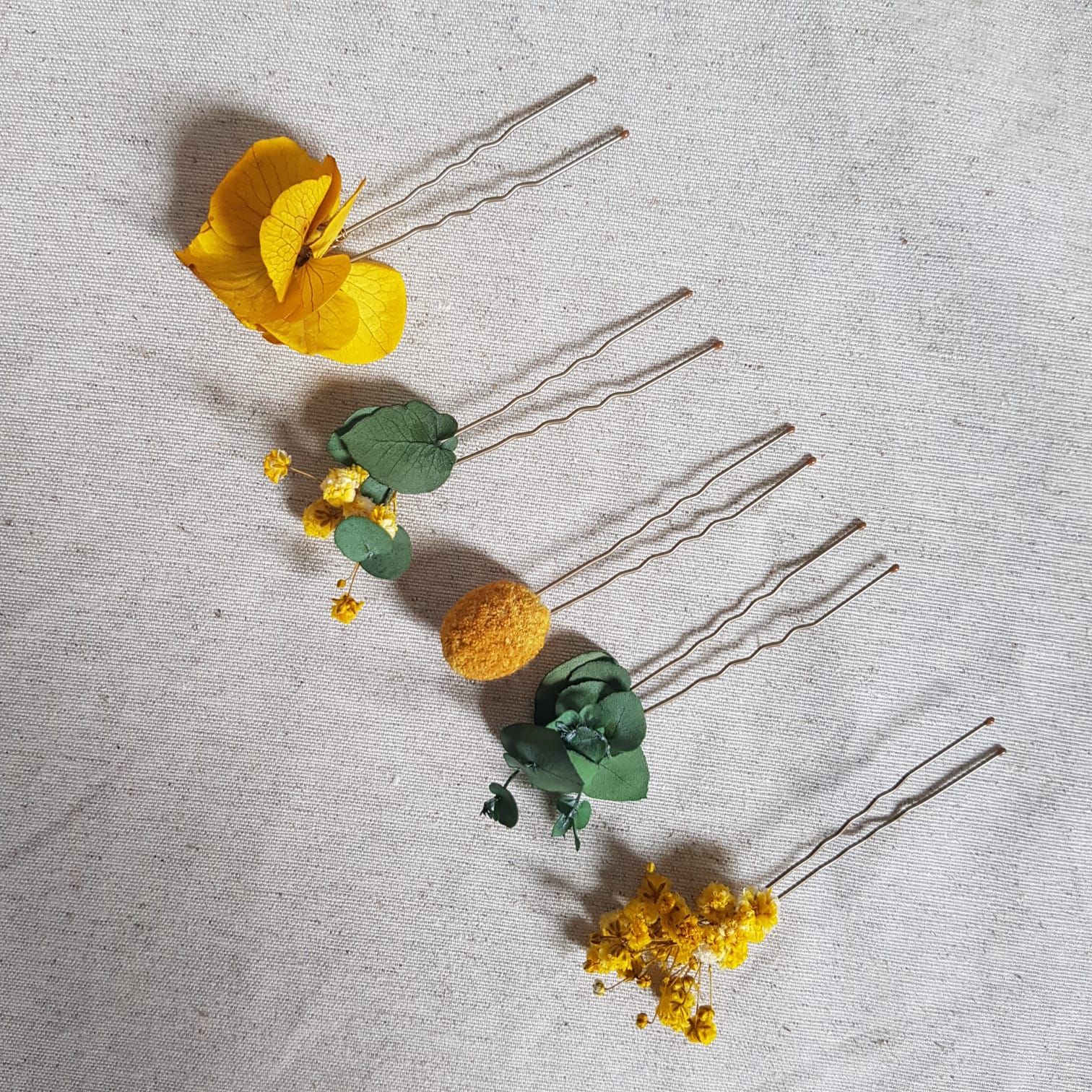 ATELIERS OUCHAMP Peignes Rue de Saussure barrette fleurs modèle A
