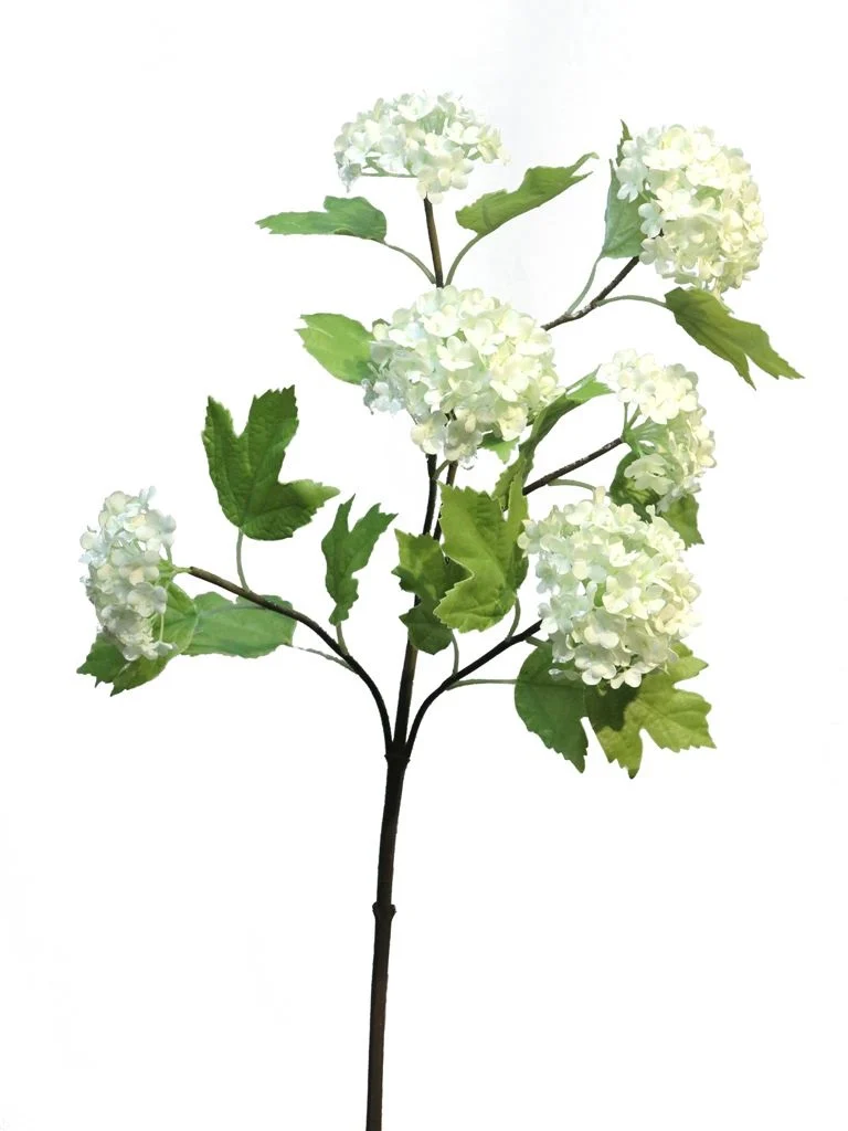 Feuillazur Rungis Branche viburnum vert 60cm artificielle