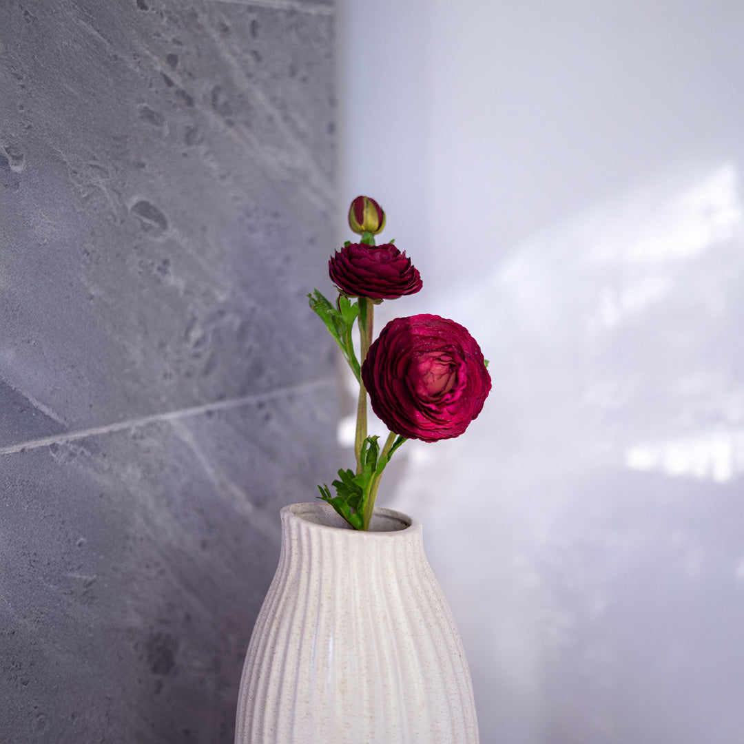 Flowrette renoncule violette fleur artificielle x1
