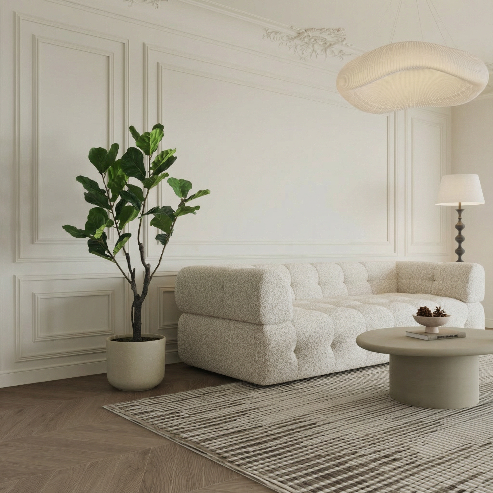 Sia Home Ficus en pot arbre artificiel vert 150 cm
